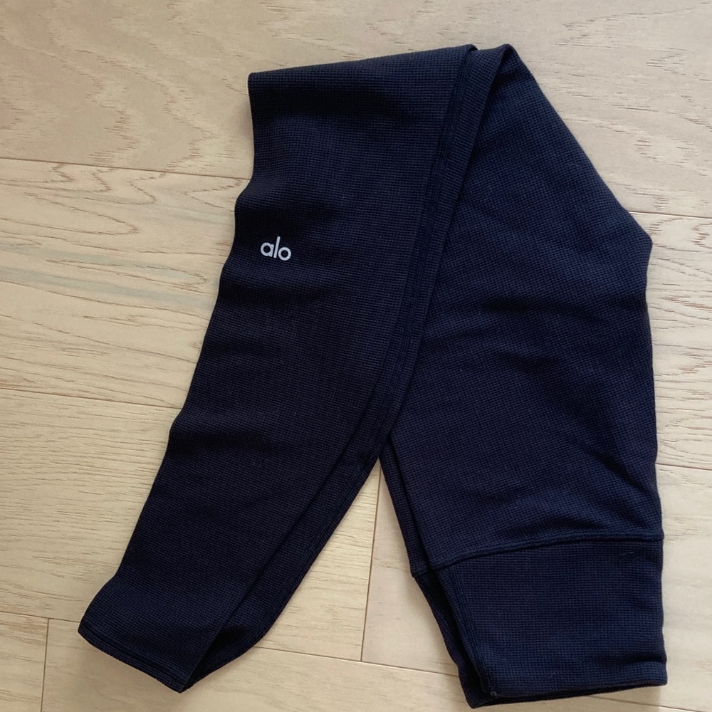 ALO XS High Waist Micro Waffle Leggings - Picture 3 of 7